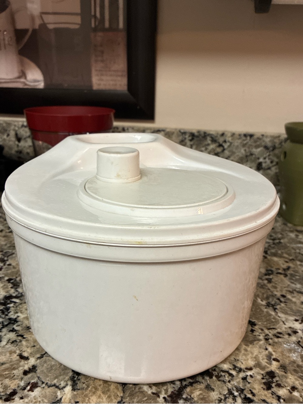White Salad Spinner